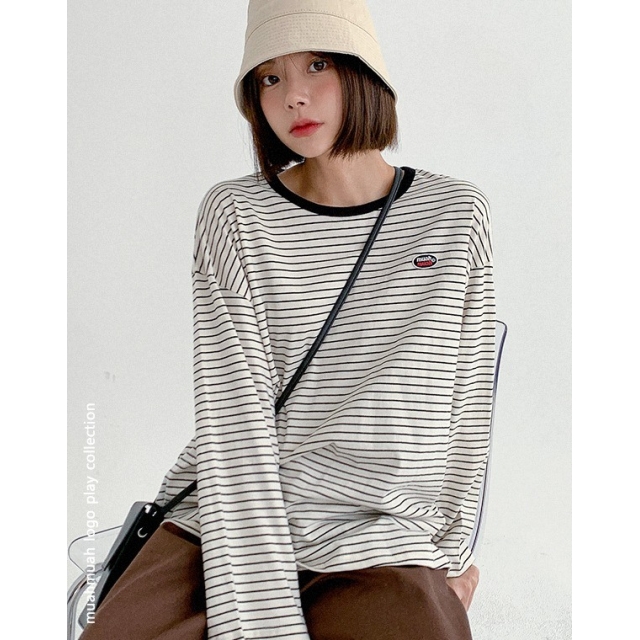 預訂｜MUAHMUAH OVERFIT STRIPE T-SHIRT (2 COLOR)