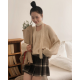 早秋預訂|粗格紋百褶裙 早秋預訂|粗格紋百褶裙