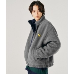 限時優惠預訂 隨時完!!｜WHAT IT ISNT ANGEL REVERSIBLE FLUFFY ZIP UP - GRAY/CHARCOAL