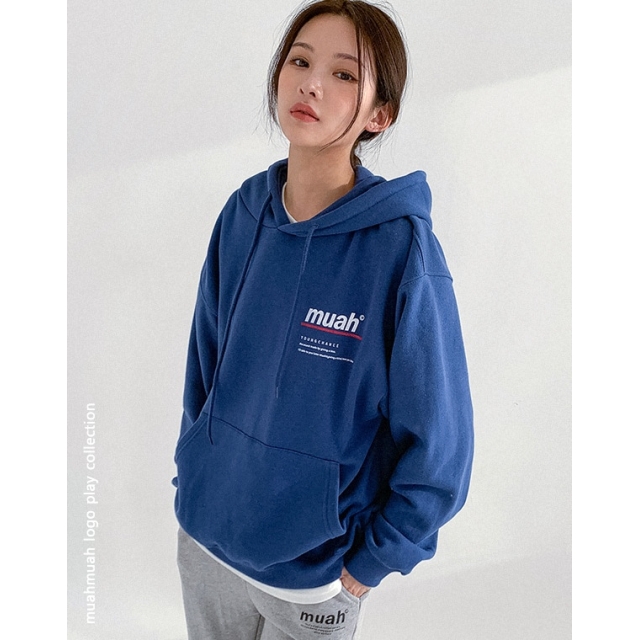 預訂｜MUAHMUAH REDLINE LOGO OVERFIT HOODIE (4 COLOR)