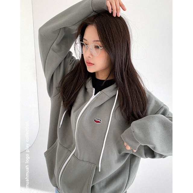 預訂｜MUAHMUAH SIGNATURE WAPPEN HOOD ZIPUP (7 COLOR)