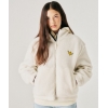 限時優惠預訂 隨時完!!｜WHAT IT ISNT ANGEL REVERSIBLE FLUFFY ZIP UP - IVORY/BLACK