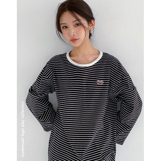 預訂｜MUAHMUAH OVERFIT STRIPE T-SHIRT (2 COLOR)