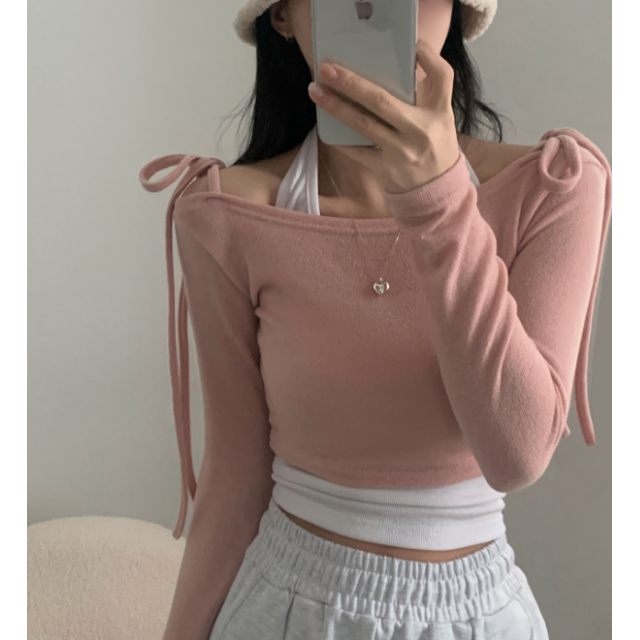 1月回饋優惠❤️預訂｜軟棉質4色掛頸背心 (可配SET)