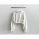 春季現貨｜RIBBON CROP SIZED HOODIE