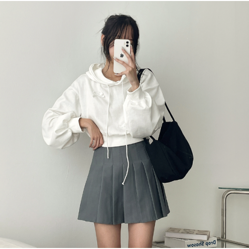 春季現貨｜RIBBON CROP SIZED HOODIE