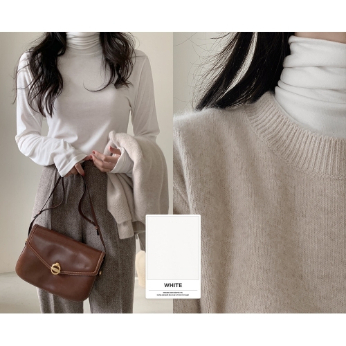 預訂｜[1+1 SET] SLOWAND 自家製 #SLOWMADE Turtle Neck Tee (7 COLOR)