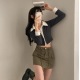 春季預訂|學院風領帶分層羅紋開襟衫 春季預訂|學院風領帶分層羅紋開襟衫