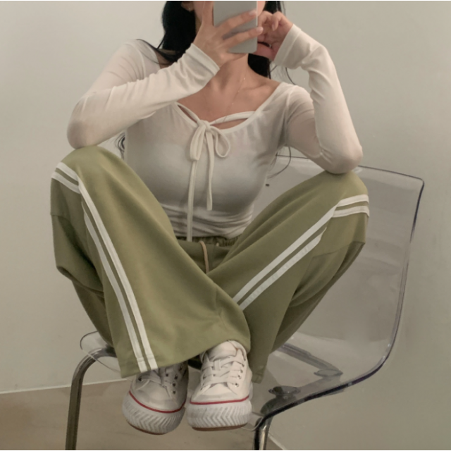 1月回饋優惠 ❤️預訂｜6色街頭兩線TRAINING PANTS
