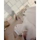 早秋現貨｜針織鈕扣修身直紋長袖上衣連長裙SET (高個子專屬！)