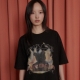 24S/S 預訂｜AMBLER BEAR IN FLAMES T-SHIRTS (2 COLOR)