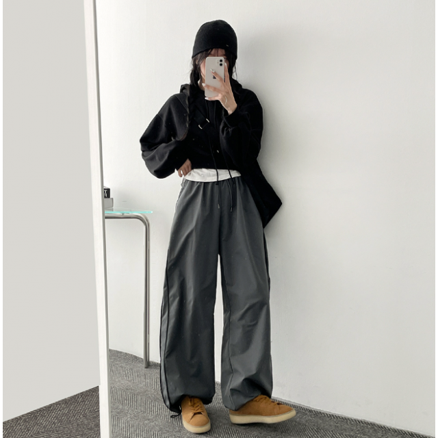 春季現貨｜RIBBON CROP SIZED HOODIE