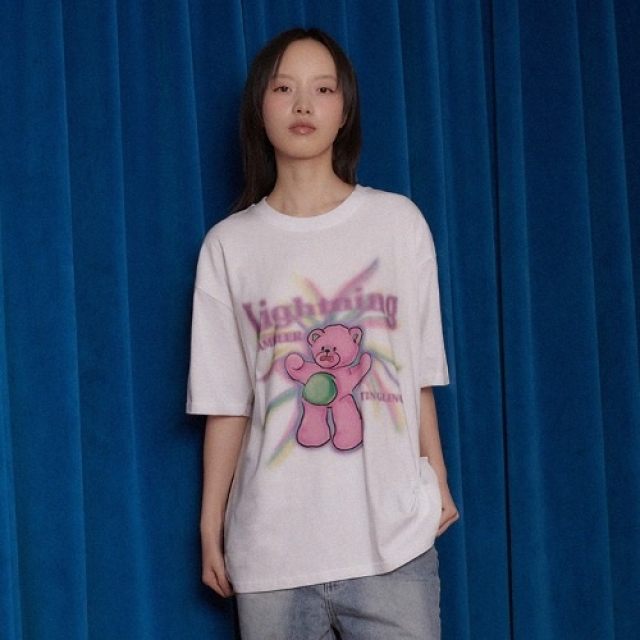24S/S 預訂｜AMBLER LIGHTNING BEAR T-SHIRTS (2 COLOR)