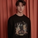 24S/S 預訂｜AMBLER BEAR IN FLAMES SWEATSHIRT (2 COLOR)