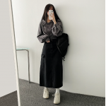 春季預訂｜RIBBON CROP SIZED HOODIE