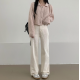 春季預訂|顏料水洗高腰半寬直筒褲(10色 S-XL) 春季預訂|顏料水洗高腰半寬直筒褲(10色 S-XL)