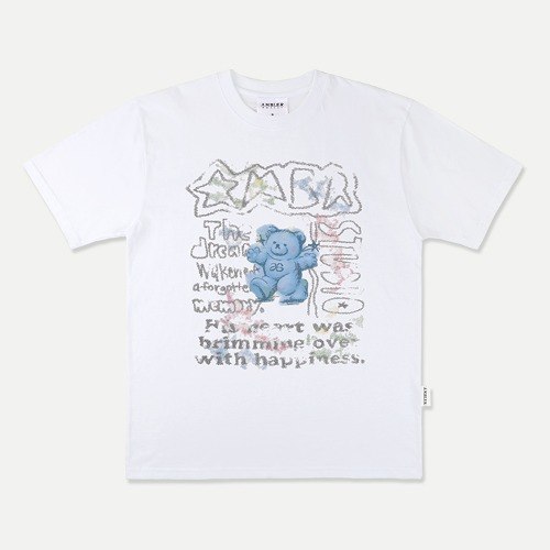 24S/S 預訂｜AMBLER BLUE BEAR IN THE DREAM T-SHIRTS (2 COLOR)