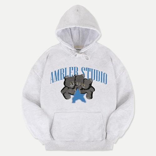 24S/S 預訂｜AMBLER THREE BEAR HOODIE (2 COLOR)