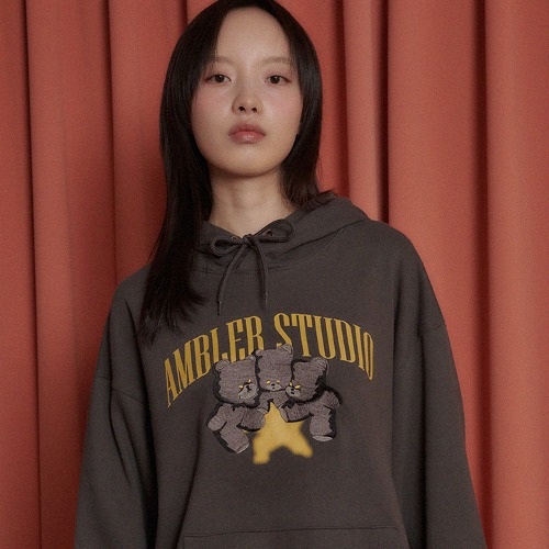 24S/S 預訂｜AMBLER THREE BEAR HOODIE (2 COLOR)