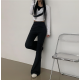 春季預訂｜包覆絲帶微喇叭褲