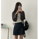 春季預訂｜牛仔車線後鬆緊腰A字短裙