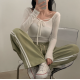 1月回饋優惠❤️預訂｜6色U領掛脖修身短版長袖T 恤