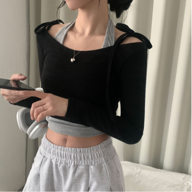 1月回饋優惠❤️預訂｜軟棉質4色掛頸背心 (可配SET)