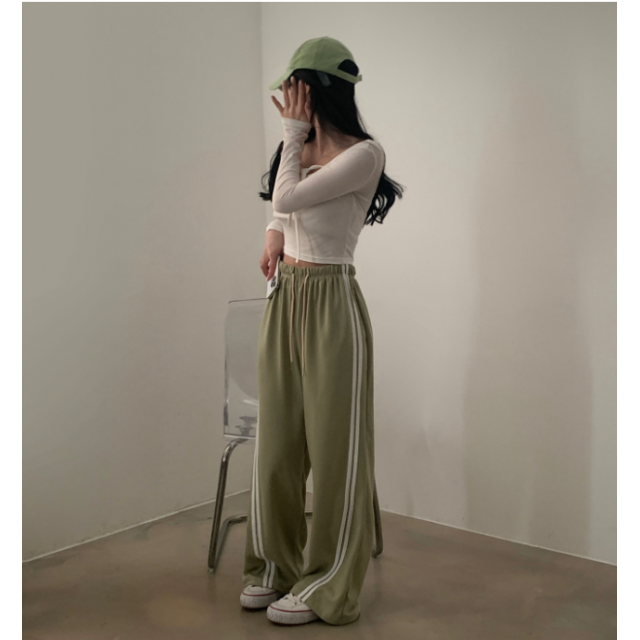 1月回饋優惠 ❤️預訂｜6色街頭兩線TRAINING PANTS