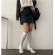 春季預訂｜牛仔車線後鬆緊腰A字短裙