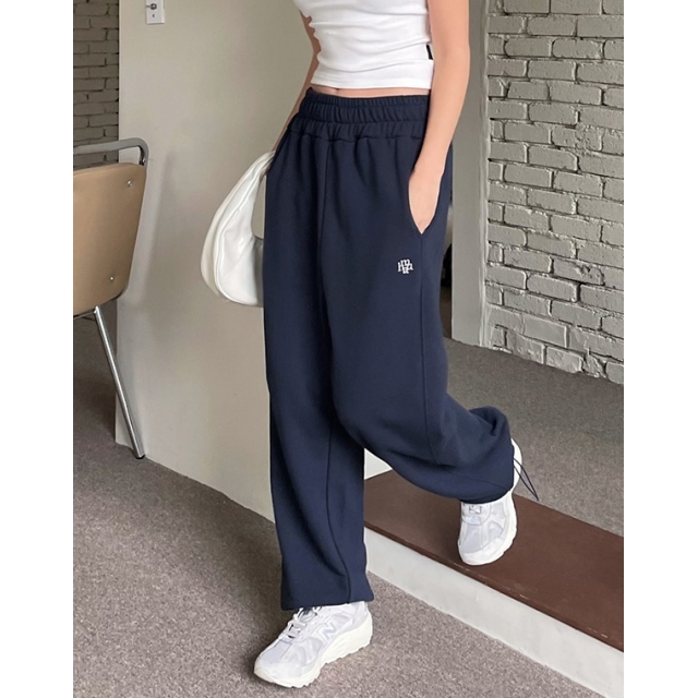 預訂｜MUAHMUAH Stitch Logo String Jogger Pants (4 COLOR)