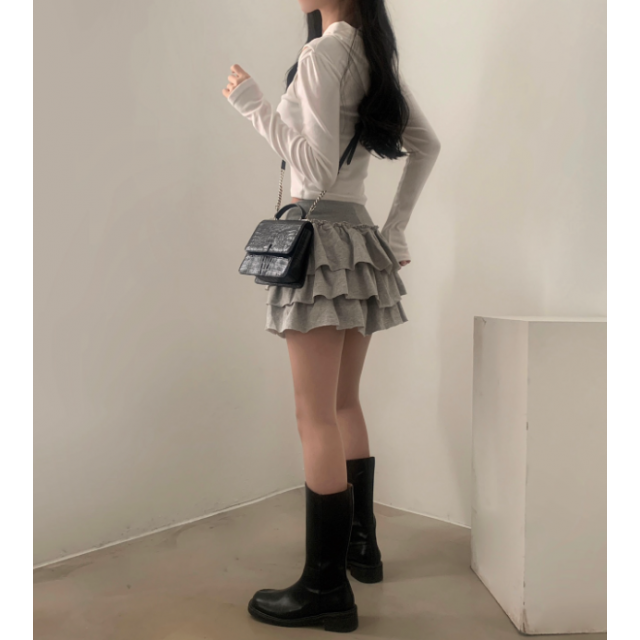春季預訂｜芭蕾舞層層蛋糕短裙裙褲