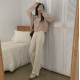 春季預訂|顏料水洗高腰半寬直筒褲(10色 S-XL) 春季預訂|顏料水洗高腰半寬直筒褲(10色 S-XL)