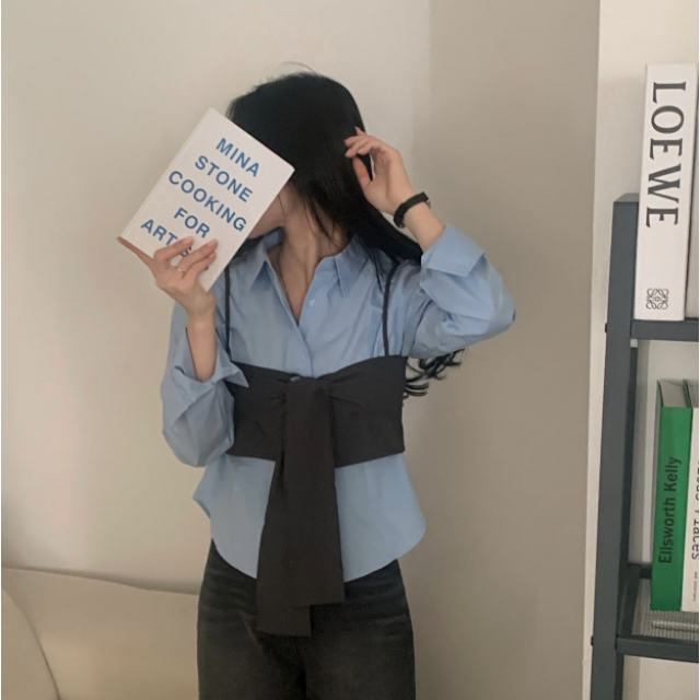 春季預訂｜6色線條剪裁短襯衫
