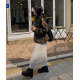 春季預訂｜皺皺雙層蛋糕褶邊長裙