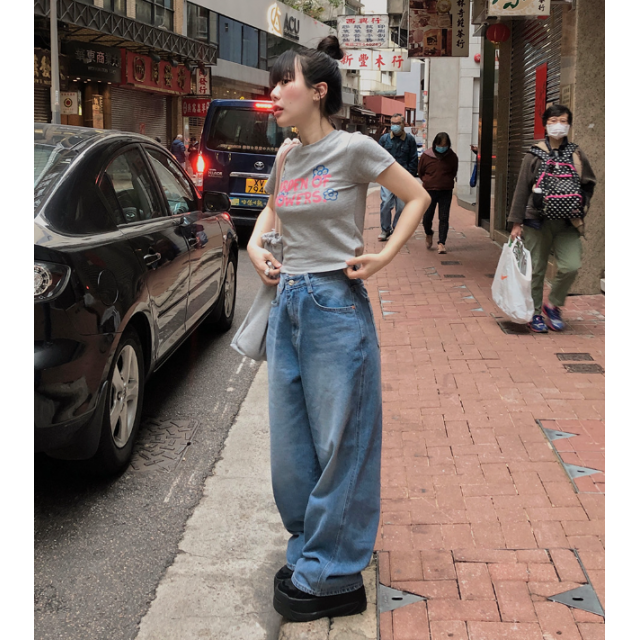 春季預訂|微水洗直筒寬鬆牛仔褲【3色】 春季預訂|微水洗直筒寬鬆牛仔褲【3色】