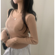 春季現貨｜方領羅紋修身長袖針織衫 - 9色