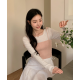 春季預訂|芭蕾修身DIA木耳邊縷空長袖T 恤 春季預訂|芭蕾修身DIA木耳邊縷空長袖T 恤