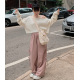 春季預訂｜尼龍綁帶鬆緊腰寬褲