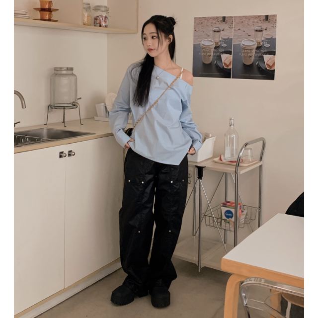 春季預訂｜長垂直露肩襯衫