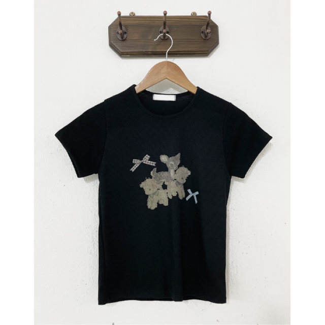 春季現貨|DEER SHEEP 羅紋短袖T恤 春季現貨|DEER SHEEP 羅紋短袖T恤