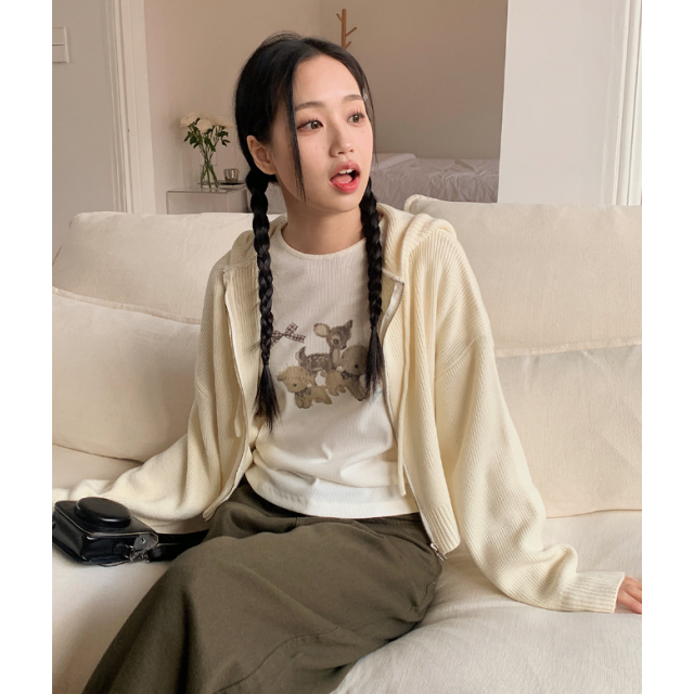 春季現貨|DEER SHEEP 羅紋短袖T恤 春季現貨|DEER SHEEP 羅紋短袖T恤