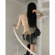 春季預訂｜復古水洗牛仔鈕扣迷你裙