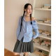 春季預訂|露肩線條襯衫 春季預訂|露肩線條襯衫