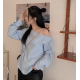 春季預訂｜長垂直露肩襯衫