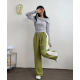 春季預訂｜哥德式印花拼色棉寬褲