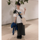 春季預訂｜口袋後背開衩尼龍半身裙