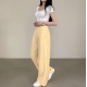 2月回饋優惠❤️現貨｜17色!!! 索繩兩穿高腰棉寬褲 (SHORT / LONG)