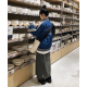 春季預訂｜口袋後背開衩尼龍半身裙