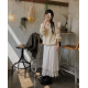 春季預訂｜皺皺雙層蛋糕褶邊長裙