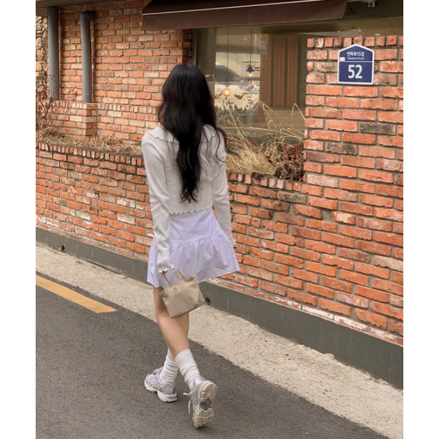 春季預訂|蛋糕側綁帶短裙 春季預訂|蛋糕側綁帶短裙